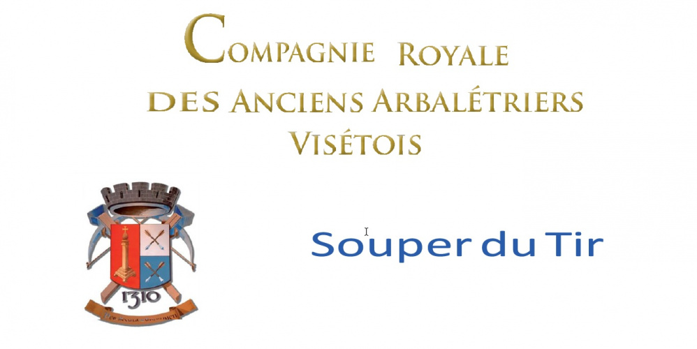 Souper du Tir 2025 – 15 mars 2025 à 19h 🗓 🗺