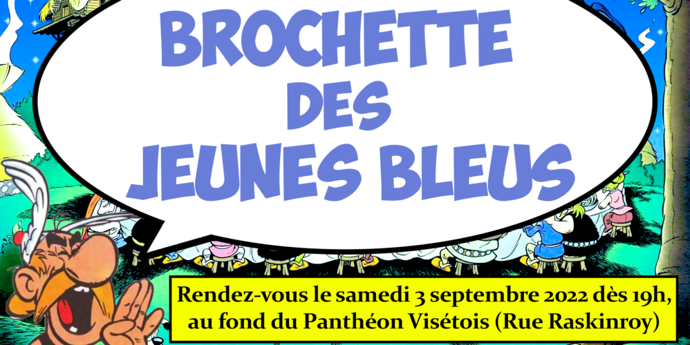 Brochette 2022 – Samedi 3 septembre 2022 à 19h 🗓 🗺