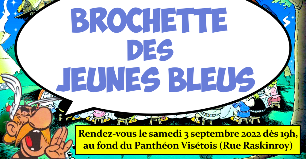 Brochette 2022 – Samedi 3 septembre 2022 à 19h 🗓 🗺