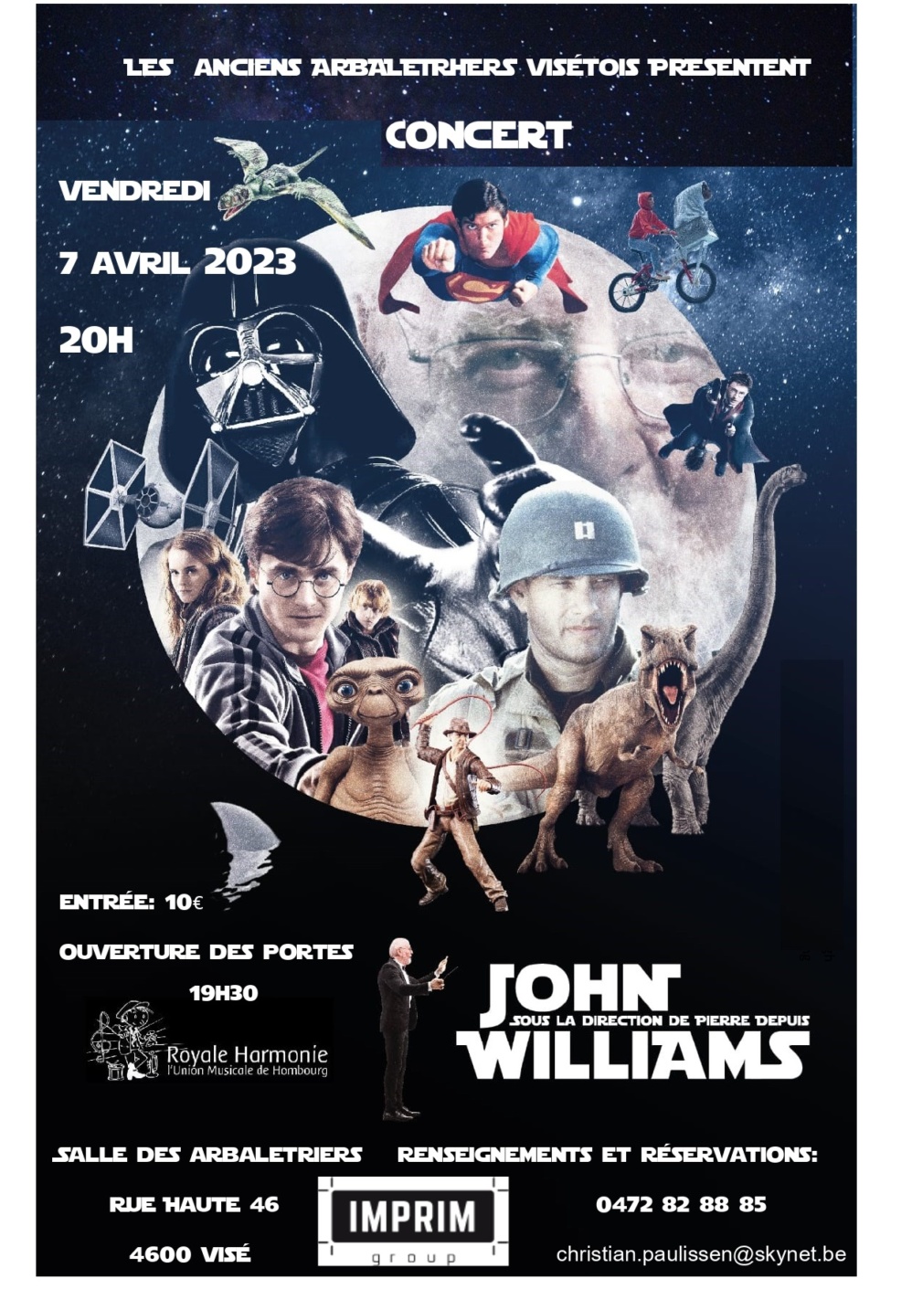 Concert – John Williams – 7 avril 2023 🗓 🗺