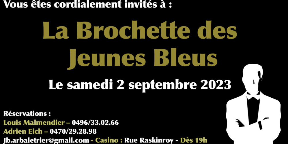 Brochette 2023 – Samedi 2 septembre 2023 à 19h 🗓 🗺