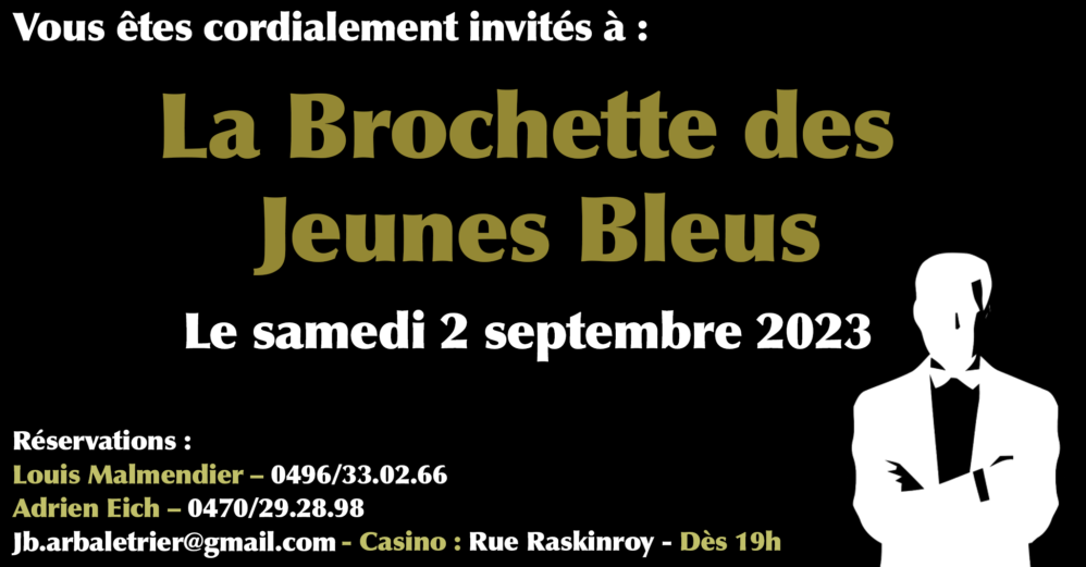 Brochette 2023 – Samedi 2 septembre 2023 à 19h 🗓 🗺